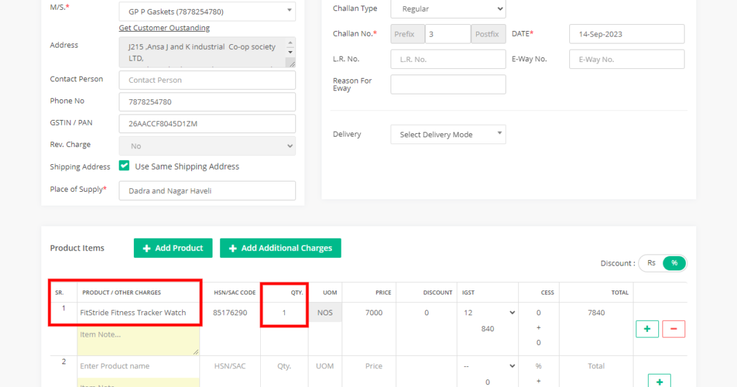 How to Edit Delivery Challan - 100% Free GST Billing Software For Every ...