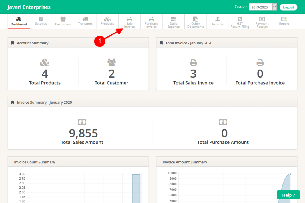 How to create invoice with custom invoice number. 100 Free GST