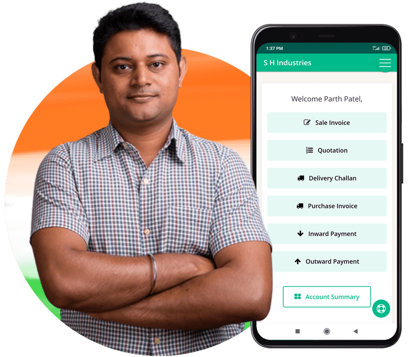 GST billing mobile app