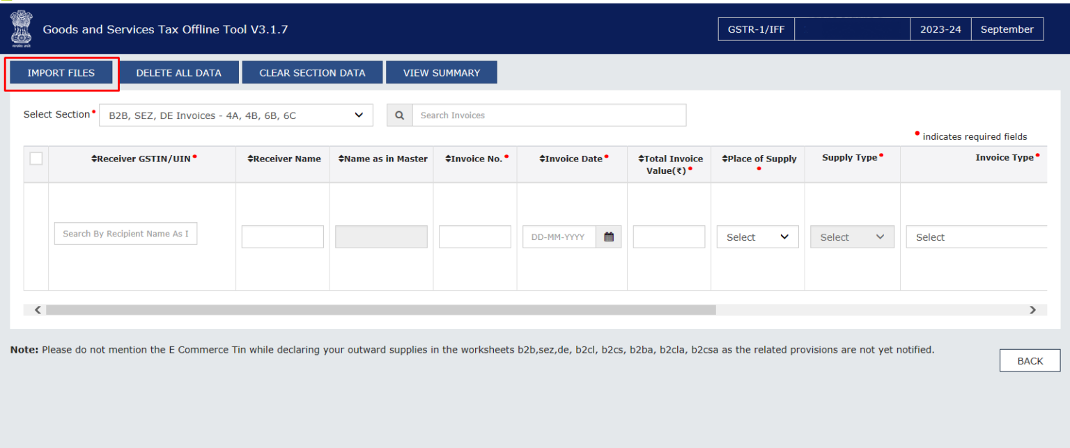 How to convert GSTR1 Excel sheet into JSON file - 100% Free GST Billing ...