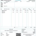 GST Invoice Format For Cloth Store Billing