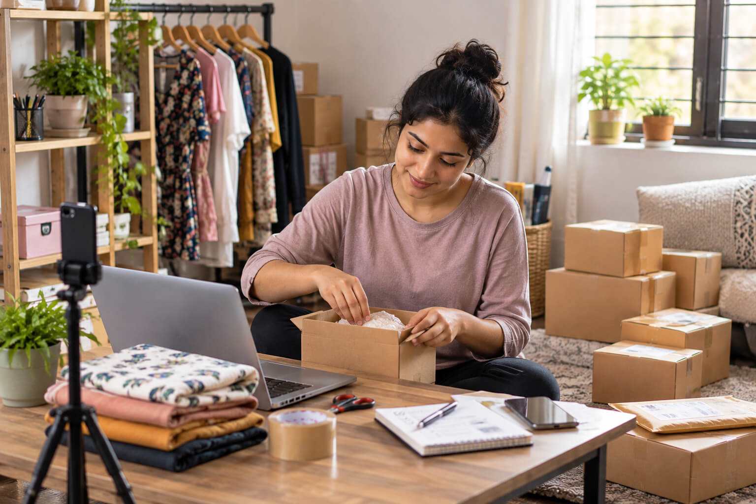 small online reselling business setup