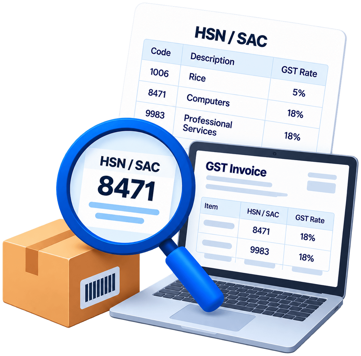 HSN and SAC Code Finder HSN and SAC Code Finder